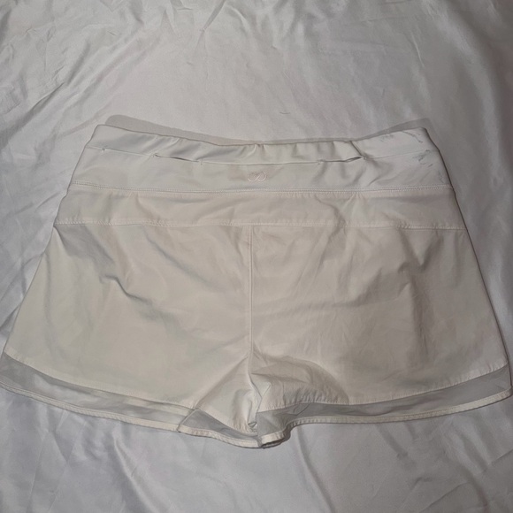 CALIA by Carrie Underwood Women's White Athletic Shorts - Picture 3 of 3